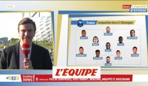 Avec Rabiot et le trio Griezmann-Benzema-Mbappé - Foot - Euro - Bleus