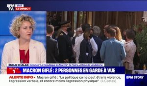 Macron giflé: pour Émilie Chalas (LaREM), "c'est un moment qui restera dans les mémoires"