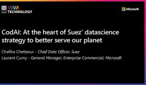 16th June - 10h-10h20 - EN_FR - CodAI: At the heart of Suez' datascience strategy to better serve our planet - VIVATECHNOLOGY