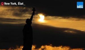 VIDÉO - Les plus belles images de l'éclipse de soleil partielle observée ce jeudi