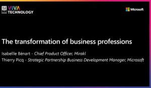 18th June - 11h-11h20 - EN_EN - The transformation of business professions - VIVATECHNOLOGY