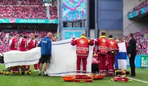 Euro 2021 : un joueur s'effondre en plein match avant de reprendre connaissance