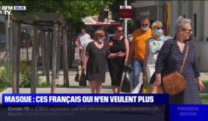 Avec la montée des températures, certains Français tombent le masque à l'extérieur