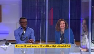 Euro 2021, racisme dans le football, droits télé... Le "8h30 franceinfo" avec Roxana Maracineanu et Marcel Desailly