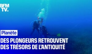 Des plongeurs remontent des profondeurs des trésors de l’Antiquité dans les Alpes-Maritimes