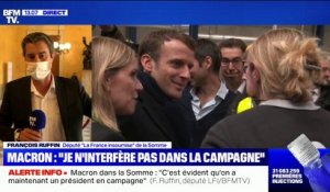 Emmanuel Macron dans la Somme: pour François Ruffin, "c'est évident qu'on a maintenant un président en campagne"