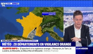 Orages: 28 départements placés en vigilance orange par Météo France