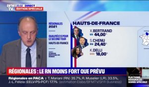 Régionales dans les Hauts-de-France: Xavier Bertrand en tête avec 44% des voix
