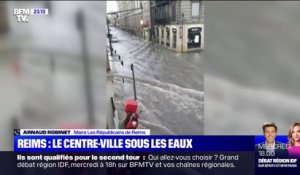 Inondations à Reims: "La situation s'est calmée, elle revient à la normale", selon le maire Arnaud Robinet