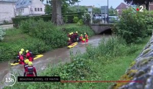 Oise : des pluies torrentielles inondent les rues de Beauvais