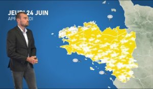 Bulletin météo pour le jeudi 24 juin 2021