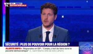 Sécurité en Île-de-France: Julien Bayou propose que la région puisse "porter plainte en lieu et place" d'une femme victime d'agression