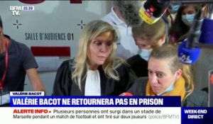 Valérie Bacot, condamnée à 4 ans de prison dont 3 avec sursis, ressort libre du tribunal