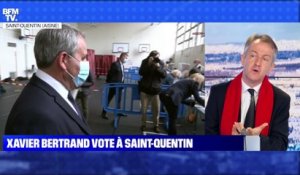 Votes de Xavier Bertrand à Saint-Quentin et Jean-Luc Mélenchon à Marseille - 27/06