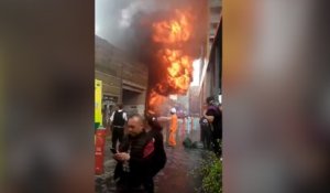 Londres : violent incendie dans une station de métro