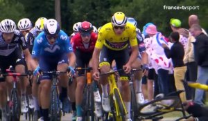 Tour de France 2021 : Primoz Roglic a lourdement chuté dans le final de la 3e étape