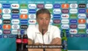 Euro 2020 - Enrique : "Une bonne leçon"