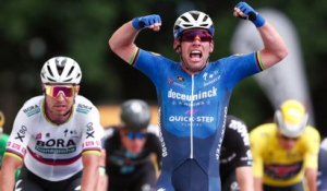 Tour de France : victoire d'étape pour le revenant Mark Cavendish