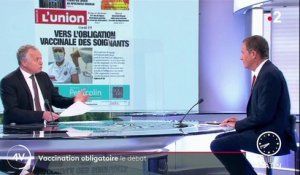 Covid-19: pour Nicolas Dupont-Aignan, le vaccin "n'empêche pas la transmission"