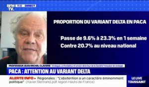 Jean-Michel Claverie (virologue): "Le variant Delta prend le pas mais l'épidémie n'est pas alarmante à l'heure actuelle"