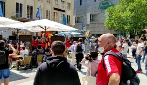 Les supporters des Diables mettent l'ambiance à Munich avant Belgique-Italie