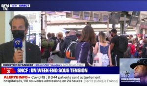Le PDG de SNCF Voyageurs assure que "tous les trains circulent ce week-end" et qu'aucun "autre préavis de grève n'est déposé"