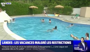 Vacances: les premiers Français posent leurs valises dans les Landes, malgré le variant Delta