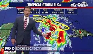 Après avoir fait 3 morts dans les Caraïbes, la tempête tropicale Elsa s'est abattue cette nuit sur Cuba et se dirige désormais vers la Floride et en particulier vers Miami