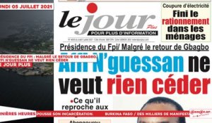 Le Titrologue du 05 Juillet 2021 : Présidence du FPI, malgré le retour de Gbagbo, Affi N’Guessan ne veut rien céder