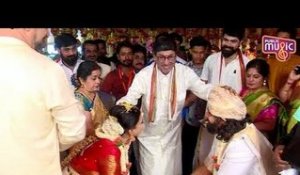 Senior Actor Rajesh Blesses Dhruva Sarja & Prerana | Dhruva Sarja Marriage Video