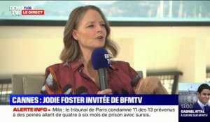 Jodie Foster: "Recevoir une palme d'or d'honneur, c'est le top, parce que c'est la France""