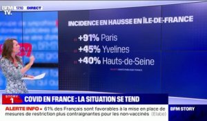Variant Delta: le taux d'incidence en France reste bas mais la tendance est à la hausse