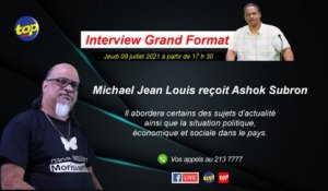 Zoom Extra Interview Grand Format : Michael Jean Louis reçoit Ashok Subron