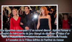 Mylène Farmer époustouflante en petite robe noire à Cannes, aux côtés de Tahar Rahim et Mélanie Laur