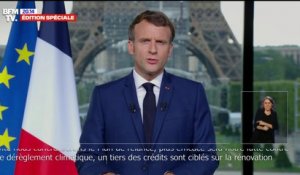 Emmanuel Macron: "Nous devrons engager, dès que les conditions sanitaires seront réunies, la réforme des retraites"