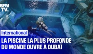 À Dubaï, la piscine la plus profonde du monde ouvre ses portes