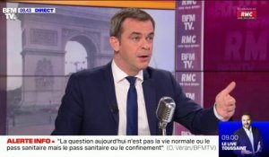 Olivier Véran: la réduction du délai pour obtenir un pass sanitaire après sa 2e dose de vaccin est "une piste à l'étude"