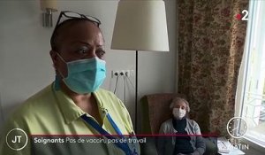 Covid-19 : sans vaccination, les soignants seront privés de travail