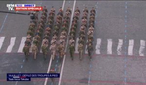 14-Juillet: la task force Takuba, déployée au Mali dans le cadre de l’opération Barkhane, remonte les Champs-Élysées