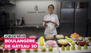 Job de rêve : boulangère de gâteau 3D