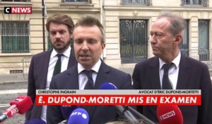 Christophe Ingrain, avocat d’Éric Dupond-Moretti : «Sans surprise il a été mis en examen»