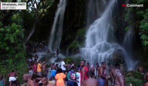 Haïti : un pèlerinage vers la cascade de Saut-d'Eau, dans un contexte d'instabilité