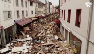 Inondations en Allemagne: les images des tonnes de débris dans les rues de Bad Neuenahr-Ahrweiler