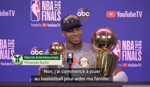 Finales - Antetokounmpo : "Je n'aurais jamais imaginé gagner la NBA"