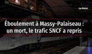 Éboulement mortel à Massy : le trafic TGV presque normal ce lundi matin