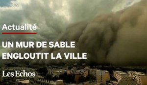 Une tempête de sable déferle sur une ville chinoise