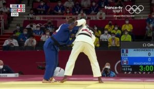 JO 2021 - Judo : revivez la demi-finale victorieuse de Clarisse Agbégnénou