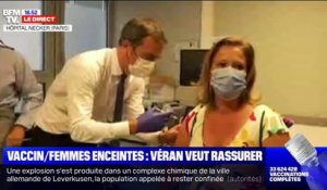 Enceinte, la secrétaire d'État Olivia Grégoire reçoit sa deuxième dose par Olivier Véran