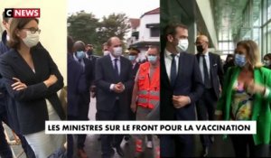 Trois ministres sont sur le terrain pour défendre la vaccination