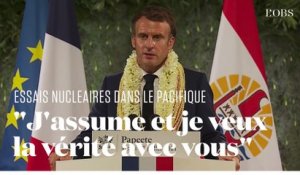 Essais nucléaires : "la dette" envers la Polynésie reconnue par Macron